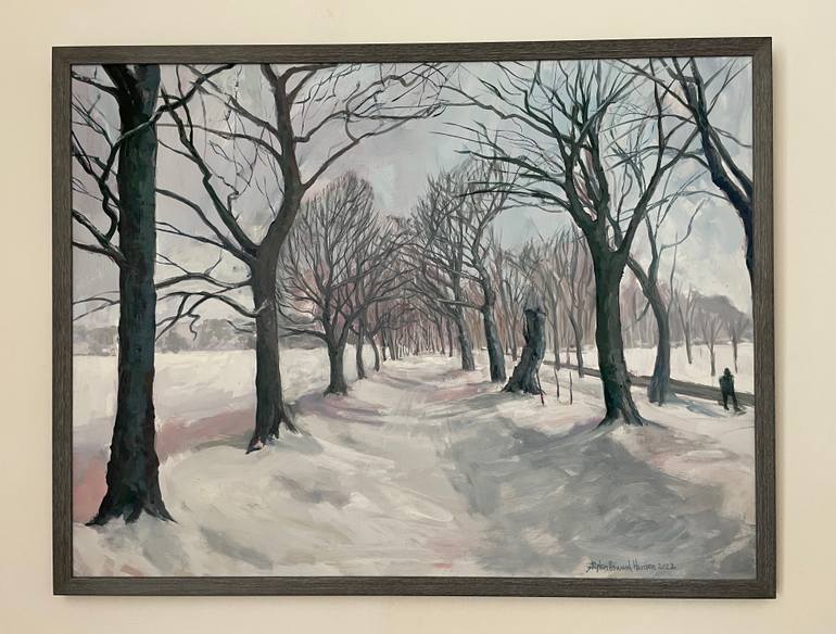 Original Impressionism Landscape Painting by Stephen Howard Harrison