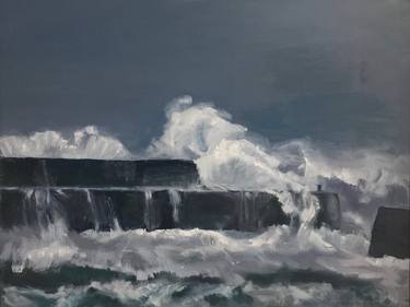 Original Expressionism Seascape Paintings by Stephen Howard Harrison