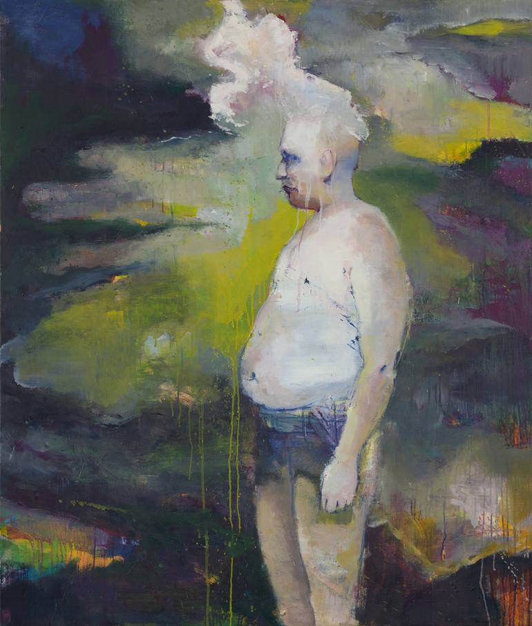 fat man Painting by Casper Verborg |