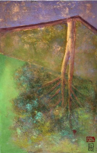 Print of Fine Art Tree Paintings by Claire Laporte
