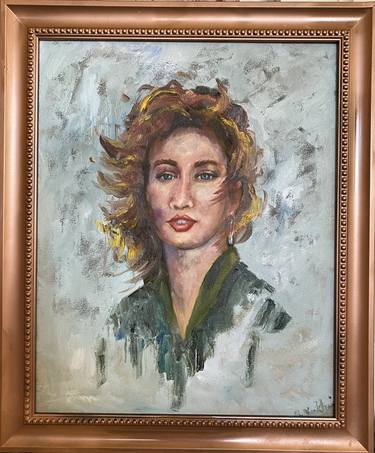 Original Portrait Painting by Roya Mansourkhani