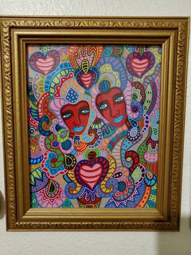 Original Love Painting by Erika Avery