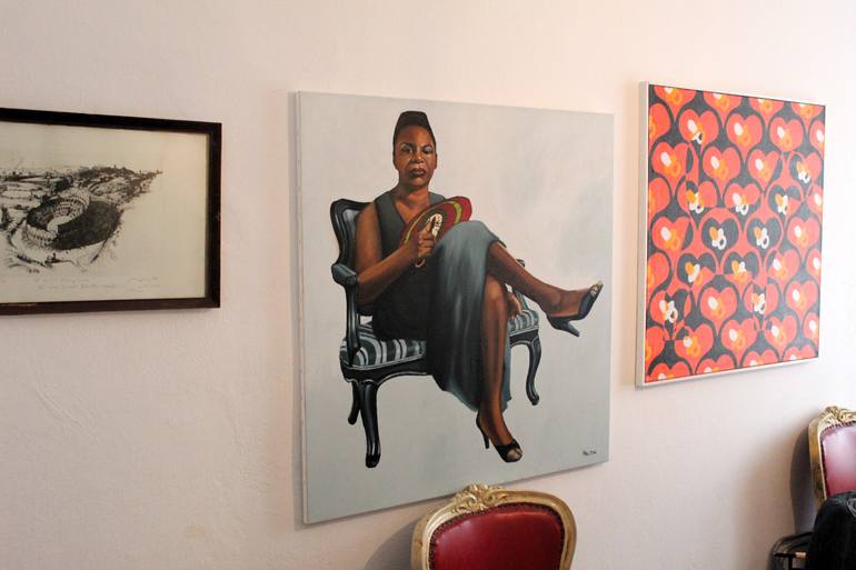 Original Figurative Pop Culture/Celebrity Painting by Mathew Halpin