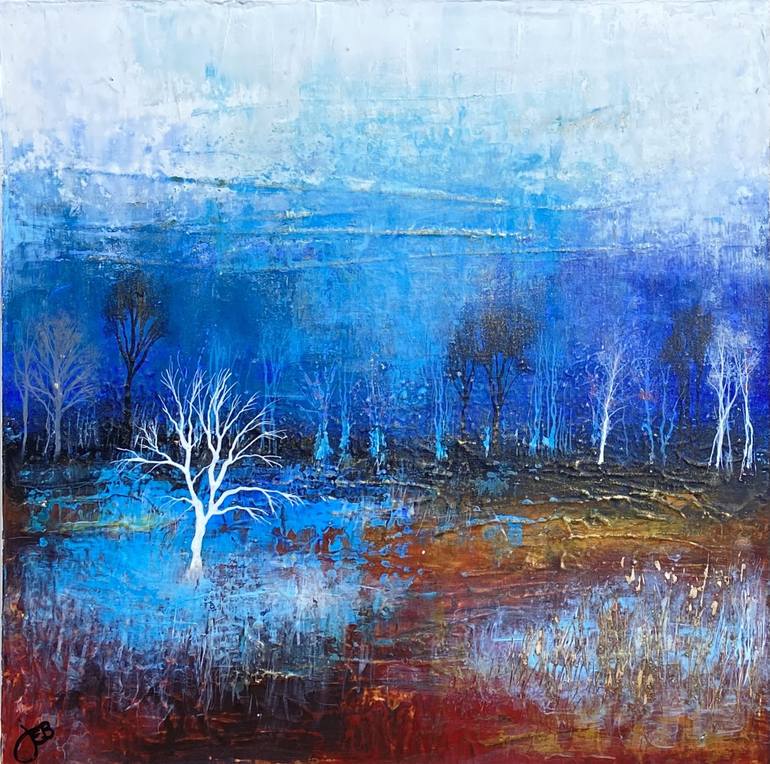 'Solitude Standing' Painting by Jo Starkey | Saatchi Art