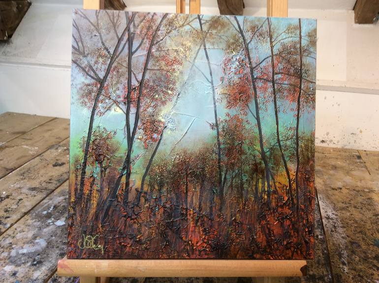 Original Fine Art Tree Painting by Jo Starkey