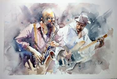 Original Music Paintings by Roberto Andreoli