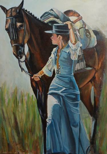 Original Horse Paintings by Beatriz Gálvez