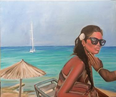 Original Beach Paintings by Beatriz Gálvez