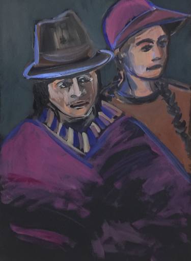 Original People Painting by Fabrizia Conti
