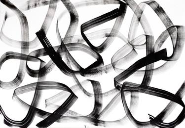 Original Abstract Expressionism Abstract Paintings by Aleksandra Toborowicz