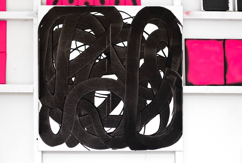 Original Abstract Expressionism Abstract Painting by Aleksandra Toborowicz