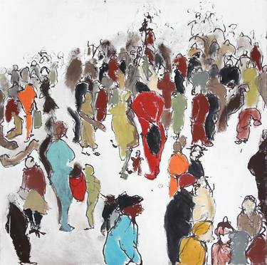 Print of Expressionism People Drawings by Aleksandra Toborowicz