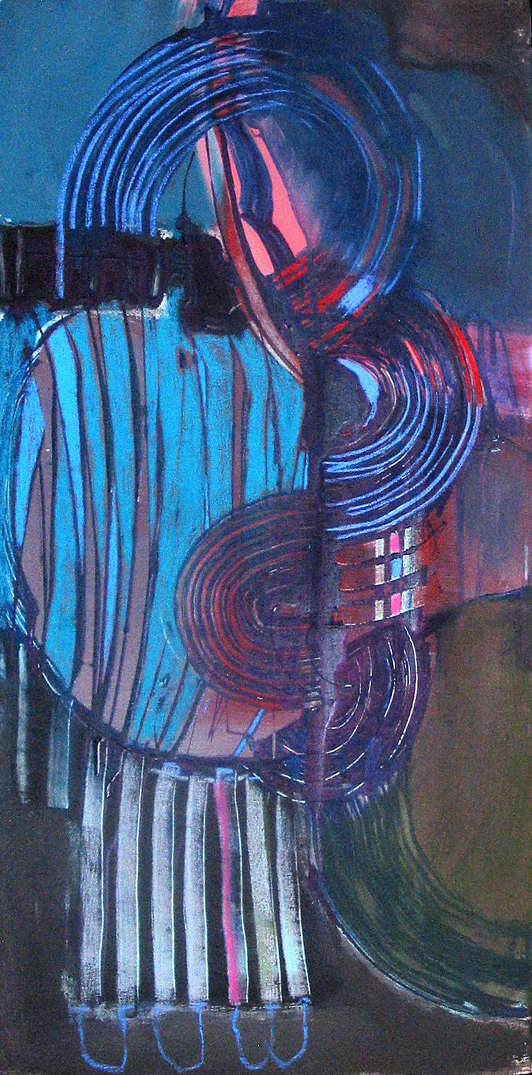 Original Abstract Expressionism Abstract Painting by Aleksandra Toborowicz