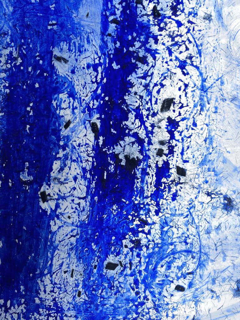 Original Abstract Expressionism Abstract Painting by Aleksandra Toborowicz