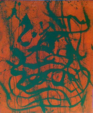 Print of Abstract Calligraphy Paintings by gohouen toshi