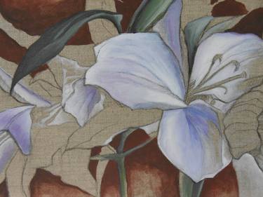 Original Figurative Floral Paintings by Stephen Clary