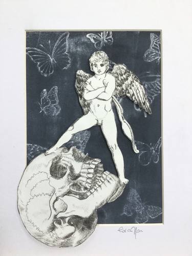 Print of Figurative Mortality Printmaking by Celine Excoffon
