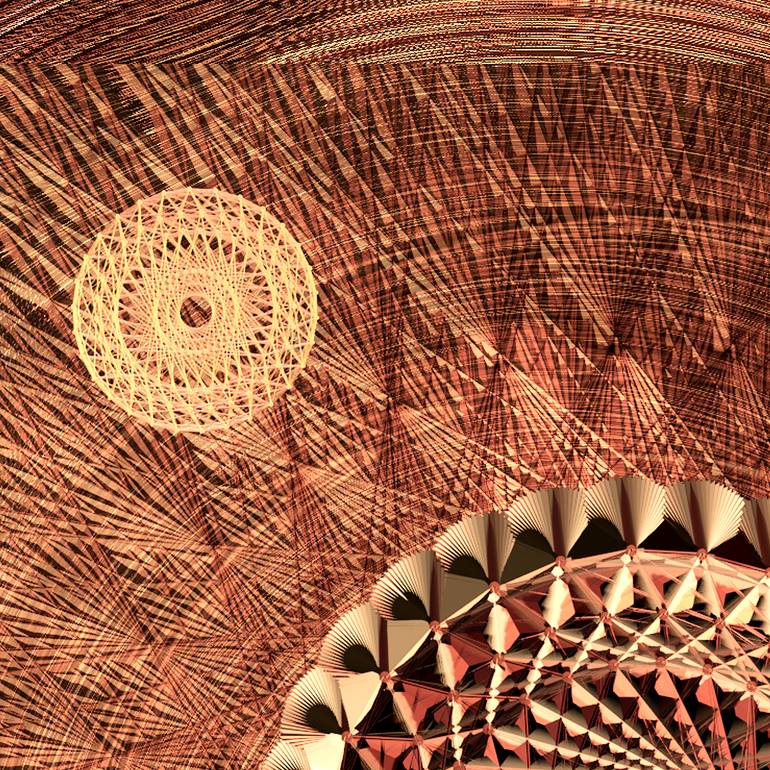 Original Abstract Geometric Digital by Jean Constant
