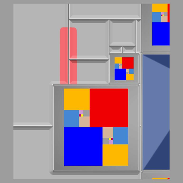 Original Contemporary Abstract Digital by Jean Constant