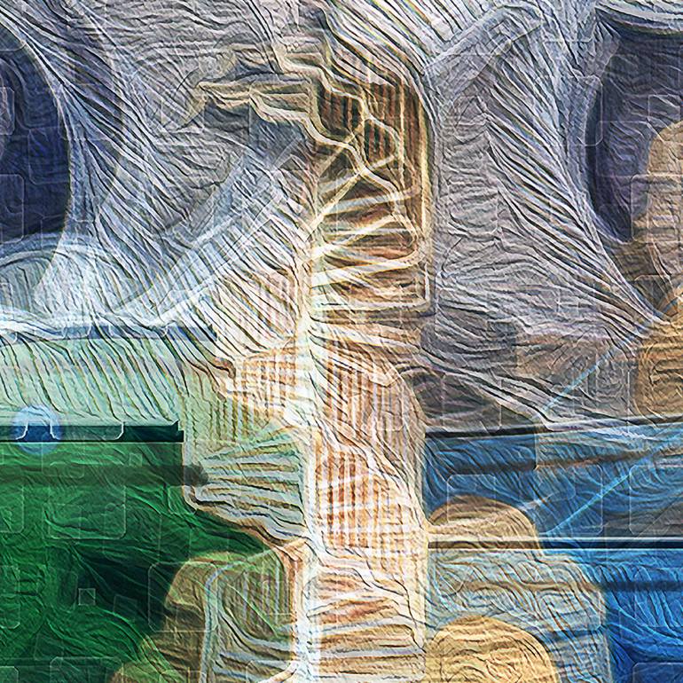Original Architecture Mixed Media by Jean Constant