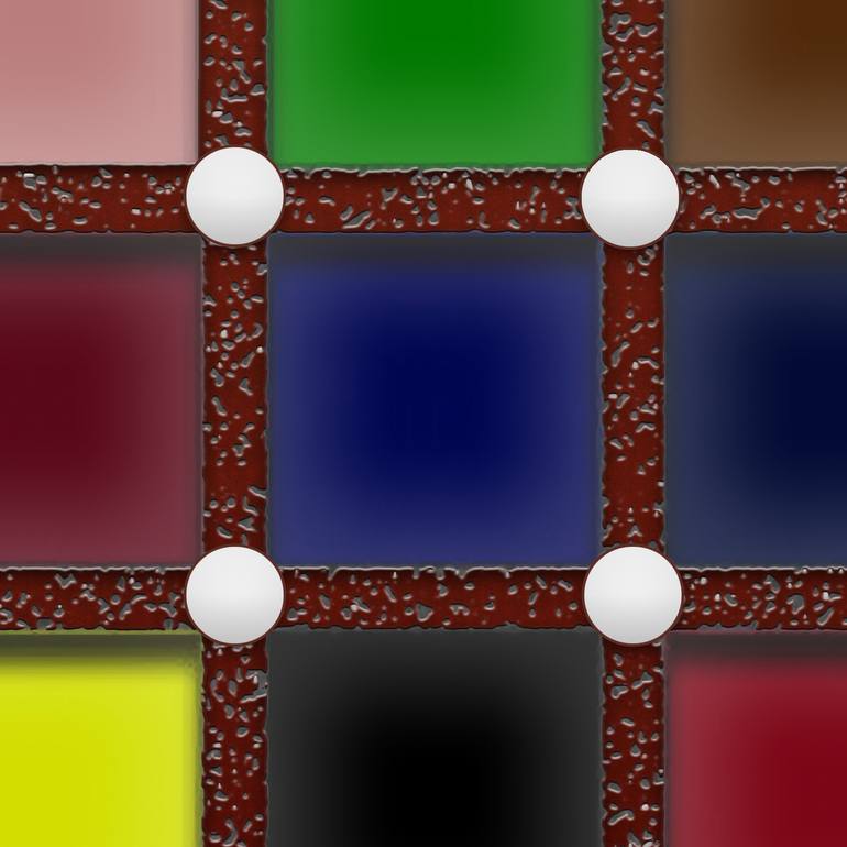 Original Conceptual Science/Technology Mixed Media by Jean Constant