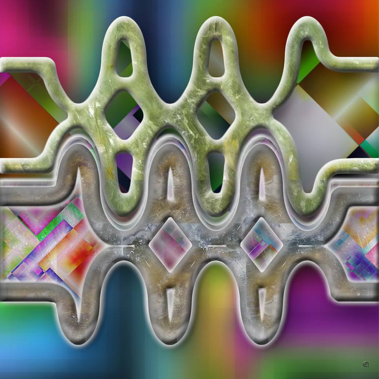 数量限定！在庫処分セール 売り切れ御免 Constant Jean by Digital cube 5-dimensional | Art Saatchi 額縁