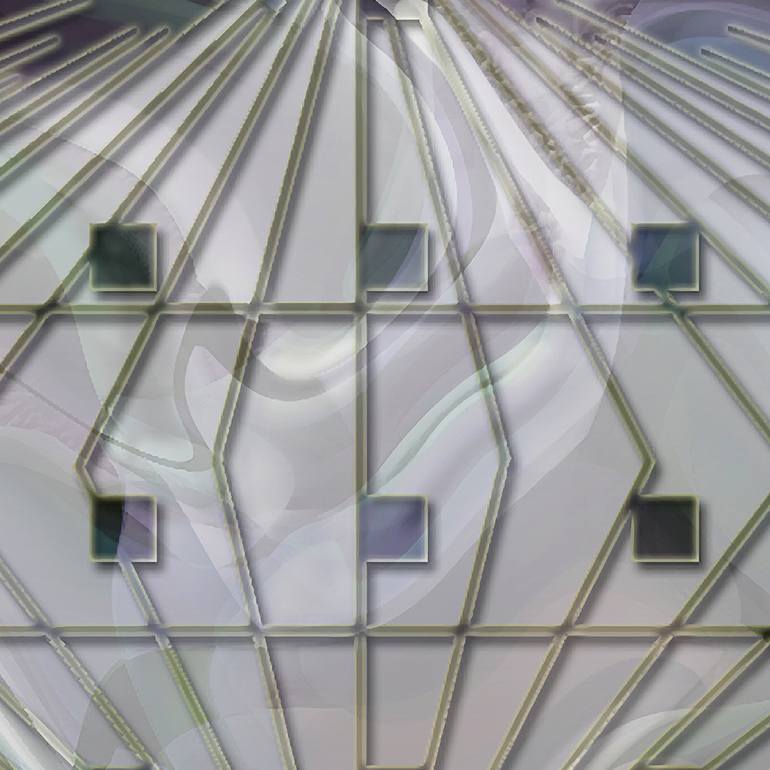 Original Conceptual Science/Technology Mixed Media by Jean Constant