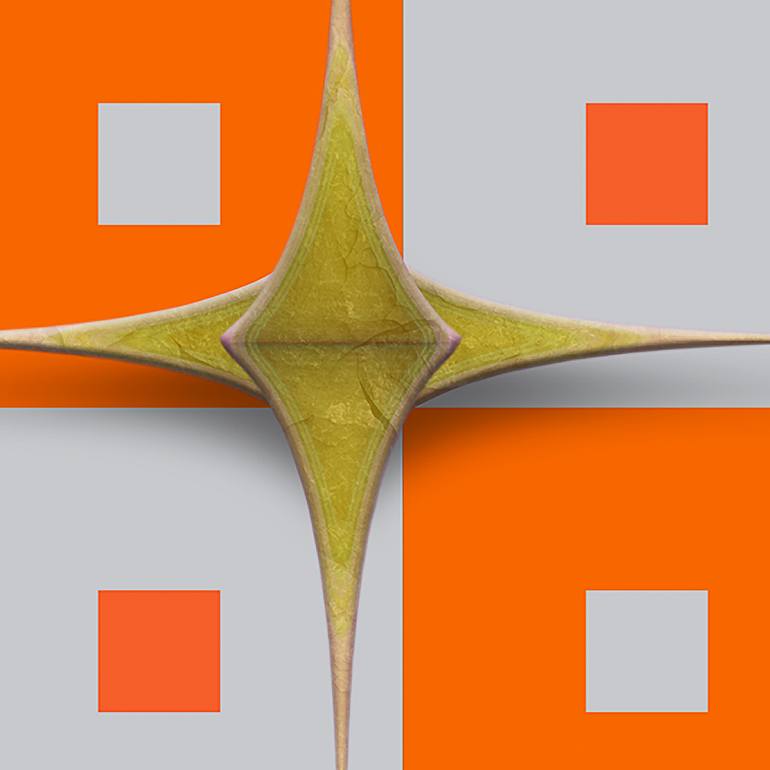 Original Conceptual Science/Technology Mixed Media by Jean Constant