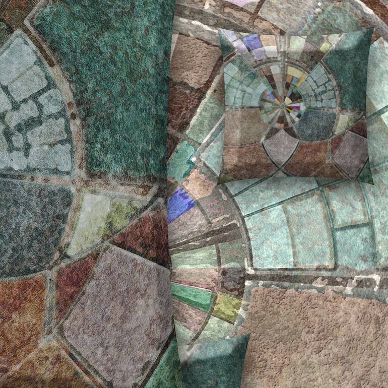Original Conceptual Abstract Mixed Media by Jean Constant