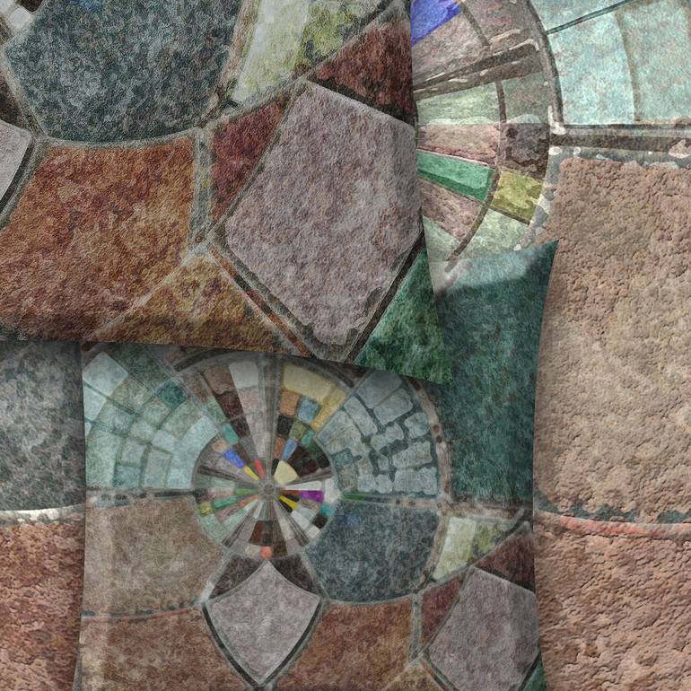 Original Conceptual Abstract Mixed Media by Jean Constant
