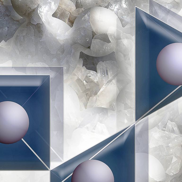 Original Conceptual Science/Technology Mixed Media by Jean Constant