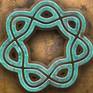 7-crossing knots or the "Endless Knot" because of its highly-symmetric form. It is an important cultural marker found in places all around the world from places influenced by Tibetan Buddhism to Celtic art. It is said to stand for eternity or everlasting love.
Featured in the book “3 little things", now available on Amazon @ http://bit.ly/JCPublishing