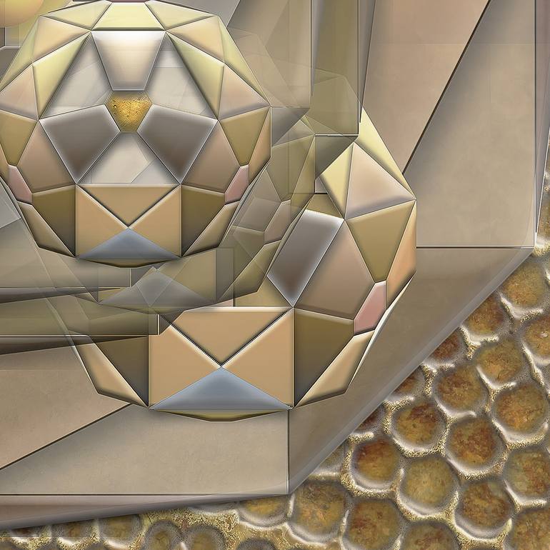 Original Conceptual Nature Mixed Media by Jean Constant