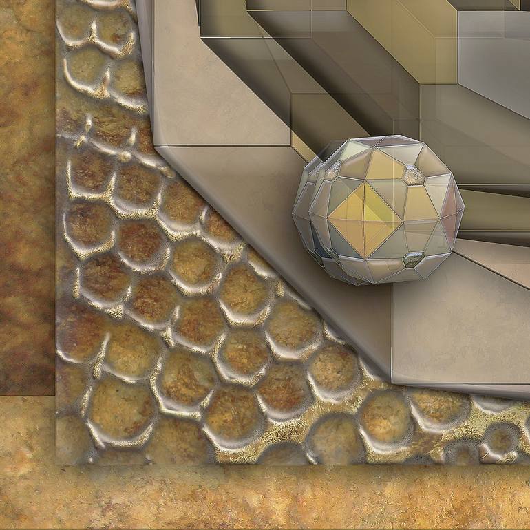 Original Conceptual Nature Mixed Media by Jean Constant