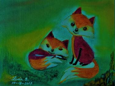 Original Animal Paintings by Linda Lin