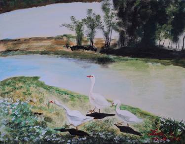 Original Fine Art Landscape Paintings by Linda Lin