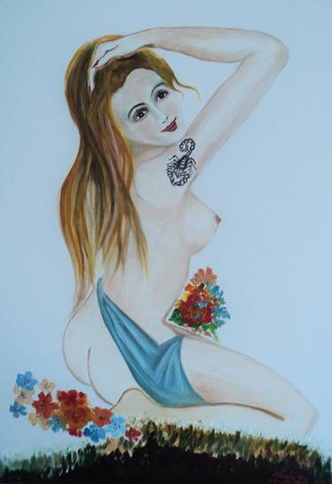 Original Nude Paintings by Linda Lin