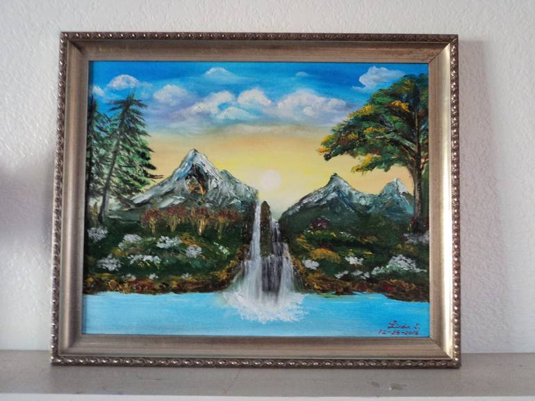 Original Fine Art Landscape Painting by Linda Lin