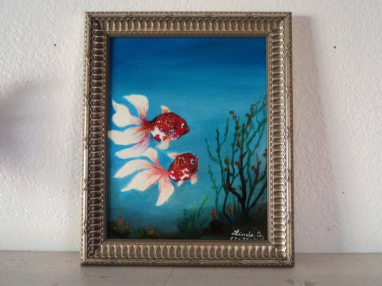 Original Fish Painting by Linda Lin