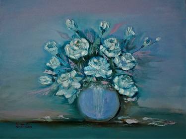 Original Fine Art Floral Paintings by Linda Lin