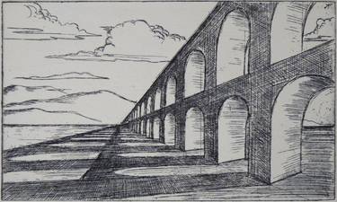 Original Architecture Printmaking by Konstantin Fedorov