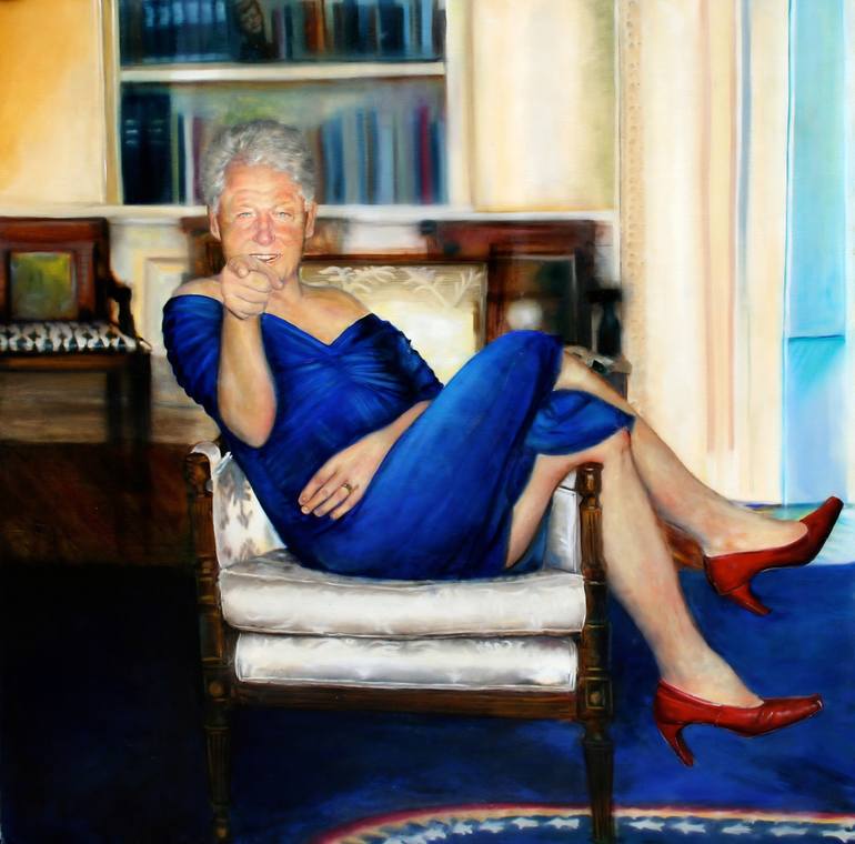 Original Figurative Pop Culture/Celebrity Painting by Petrina Ryan-Kleid