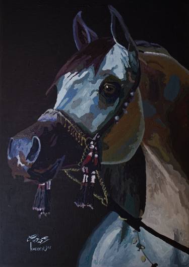 Arabian Horse Painting thumb