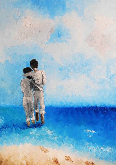 Print of Love Paintings by Ahmed Kheder