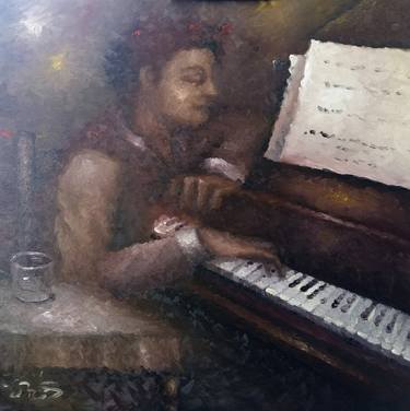 Print of Music Paintings by Ahmed Kheder