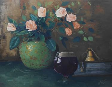 Print of Impressionism Still Life Paintings by Ahmed Kheder