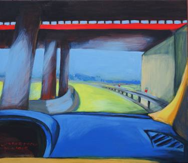 Original Automobile Paintings by Małgorzata Łodygowska