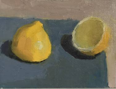 Lemon sliced in half (selected for Bath society of artists  summer exhibition2019) thumb