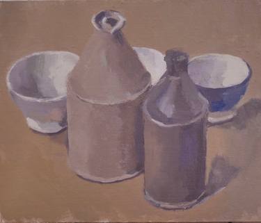 Original Fine Art Still Life Paintings by david stanley