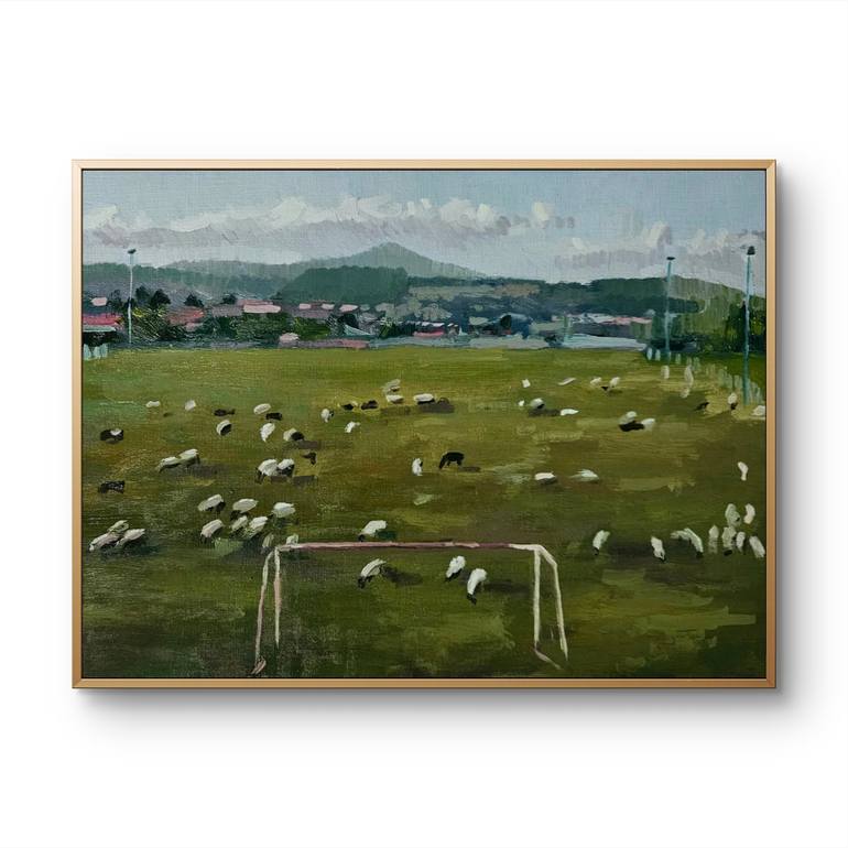 Original Documentary Landscape Painting by Liam Symes